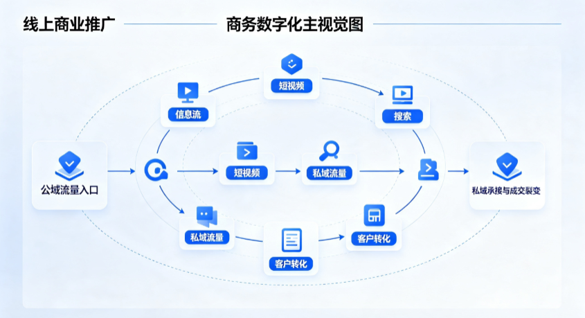 海原县线上商业推广怎么做？全域流量闭环搭建与低成本转化实战指南